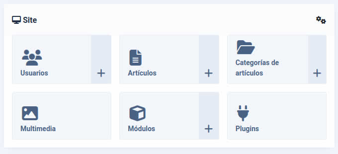 modulo admin site