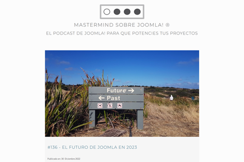 MastermindWeb Podcast Portada de mastermind Joomla, el podcast sobre Joomla